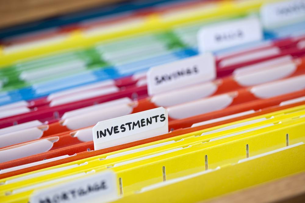 color coordinated file folders organize your finances