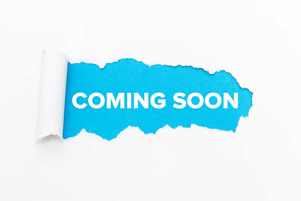 Coming soon banner sign