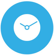 Legacy planning blue icon